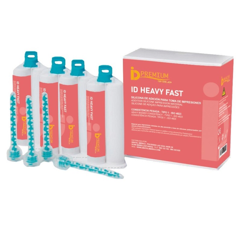 ID SILICONE HEAVY FAST 4 x 50 ml + 4 TIPS