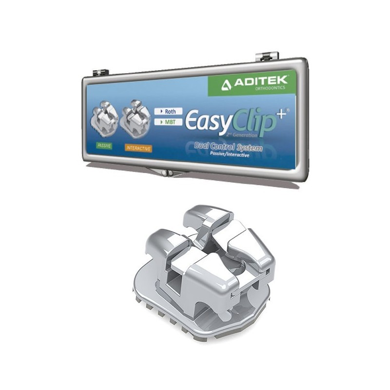 BRACKET AUTOLIGATURE EASYCLIP+ PASSIF CAS COMPLET