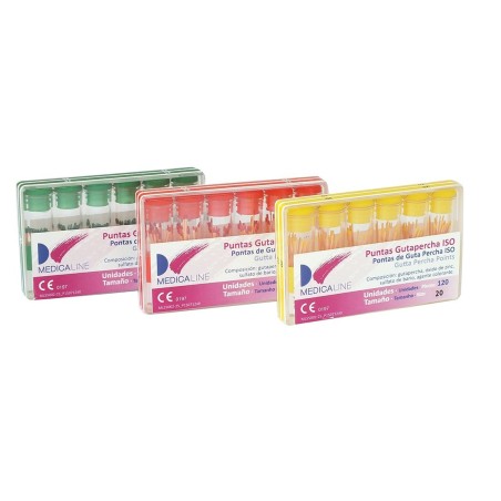 GUTTAPERCHA ISO COULEUR 120 unites