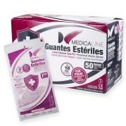 GANTS STERILE POUDRES 50 unites