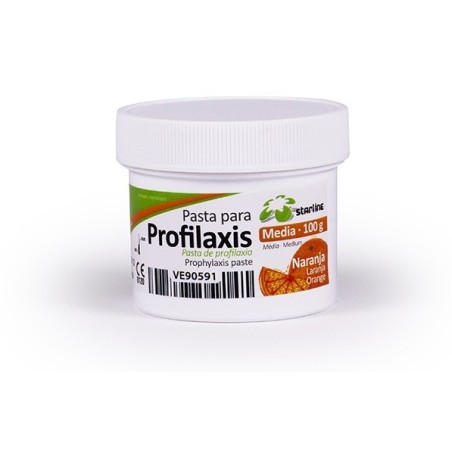 PATE A PROPHYLAXIE GRAIN MEDIUM ORANGE 100g