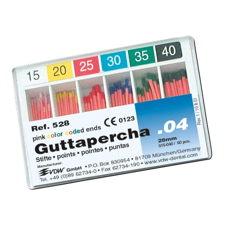 GUTTAPERCHA CONIC 0.4 60 Unites