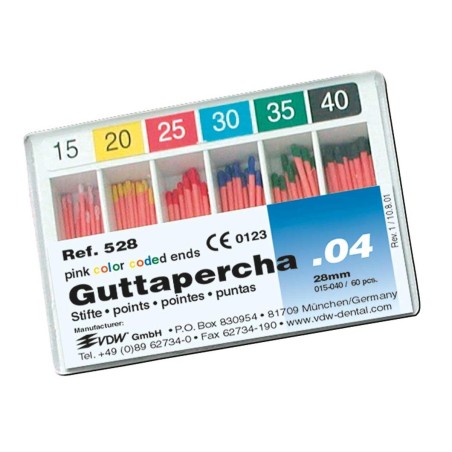 GUTTAPERCHA CONIC 0.4 60 Unites