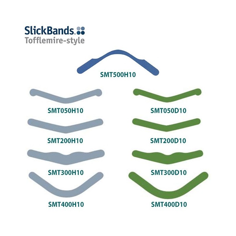 COMPOSI-TIGHT SLICK BAND MATRICES TOFFLEMIRE 100 Unites