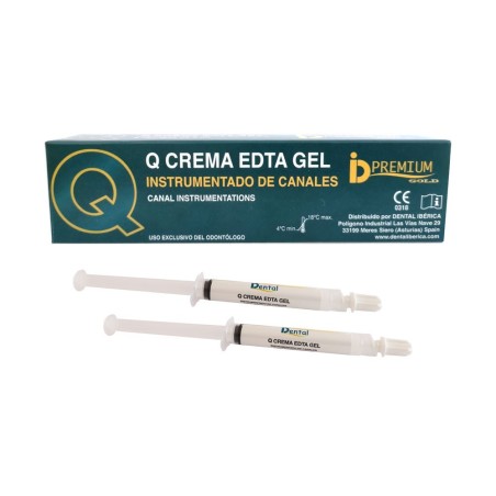 ID Q CREME EDTA GEL ENDODONTIE 2 Seringues x 3,5 g.