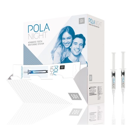 POLA NIGHT 10% BLANQUEADOR DENTAIRE Carbamide Peroxide 10 Seringues