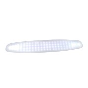 LAMPE 117 LEDS 24W LUMIERE REGULABLE 6000K AVEC PINCE FIJACION