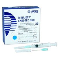 AIGUILLES MIRAJECT ENDOTEC DUO 25 unites