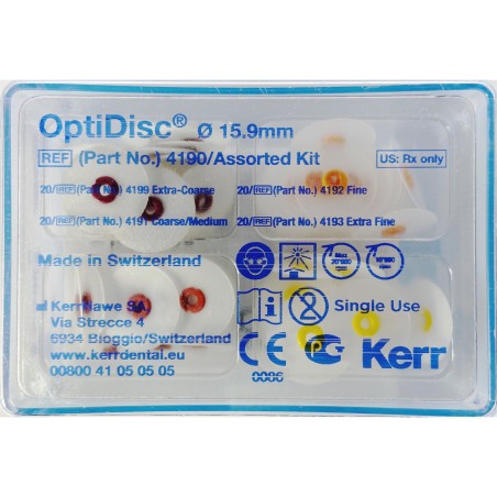 OPTIDISC KIT ASSORTIMENT 15,9 mm 80 Unites