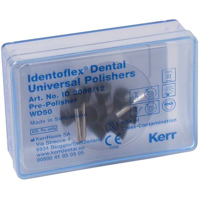 IDENTOFLEX UNIVERSELLE POLISHERS PRE-POLISHER WD50 12 Unites