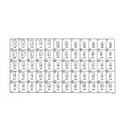 FULLFORM F COURONNES ACETATE (F112- F163) 5 unites