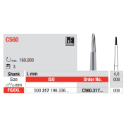 FRAISE ENDO CONIQUE C560-317-008 3 unites