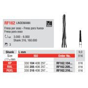 FRAISE CHIRURGIE LINDEMANN RF162-316-016 FG XL 3 unites