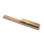 BROSSE FIL LATON HAUTE QUALITE POUR ENJABONAR MANCHE BOIS