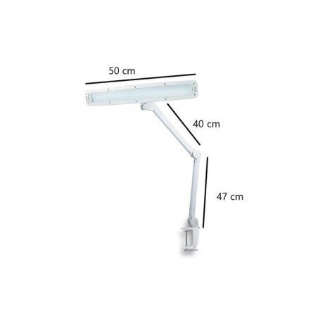 LAMPE 84 LEDS 16W LUMIERE REGULABLE 6000K AVEC PINCE POUR FIJACION