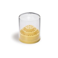 SUPPORT PLASTIQUE ROND AVEC COUVERCLE POUR 36 FRAISES