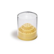 SUPPORT PLASTIQUE ROND AVEC COUVERCLE POUR 36 FRAISES