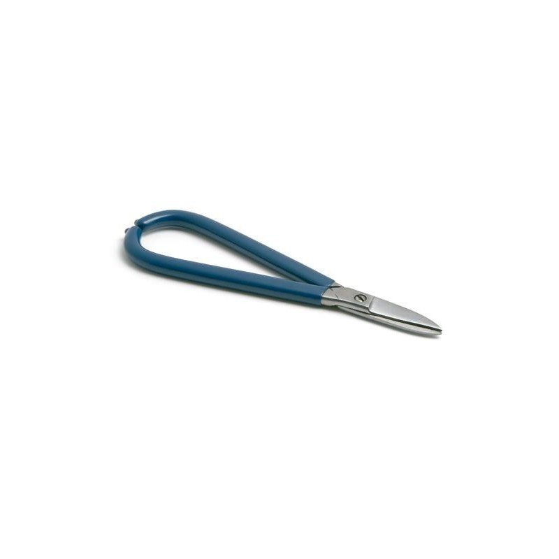 CISEAUX DROIT POUR SOLDADURA 17 CM. MANCHE BLEU