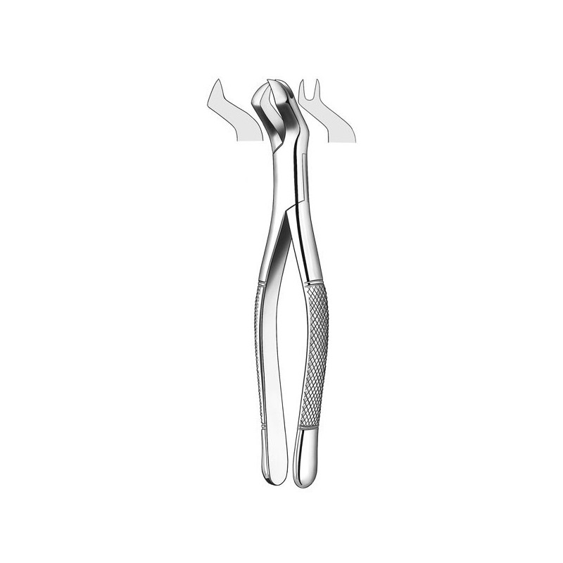 409/88L FORCEPS NERVIUS MOLAIRE GAUCHE