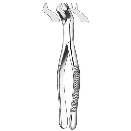 409/88L FORCEPS NERVIUS MOLAIRE GAUCHE