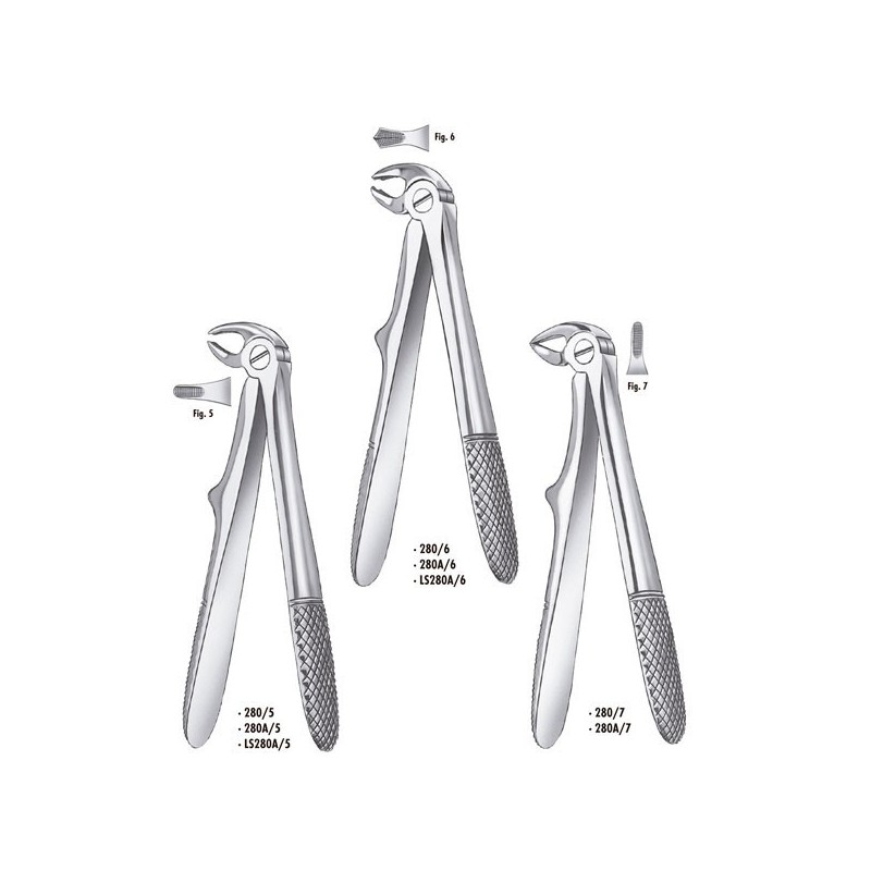 280/6 FORCEPS KLEIN ENFANT MOLAIRE INFERIEURE