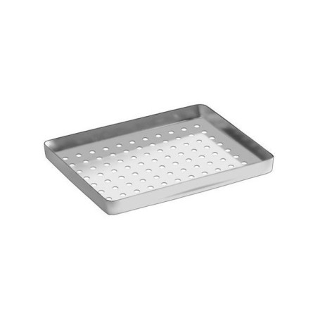 3038  BASE PERFORES INOX 184x140x20mm.