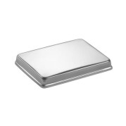 3039 COUVERCLE NON PERFORES INOX 187x144x25mm.