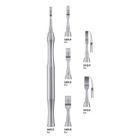 1610/3 OSTEOTOME CISEAU OS COURBE 3mm.