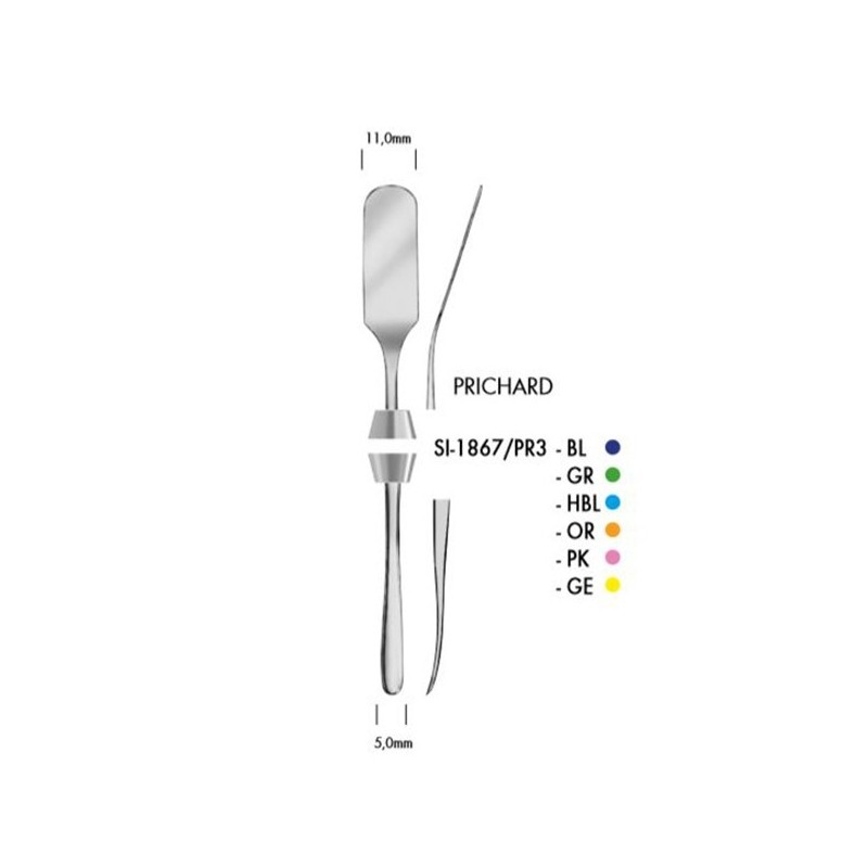 SI-1867PR/3-BL PERIOSTOMO PRICHARD COLORI SILIKON  BLEU