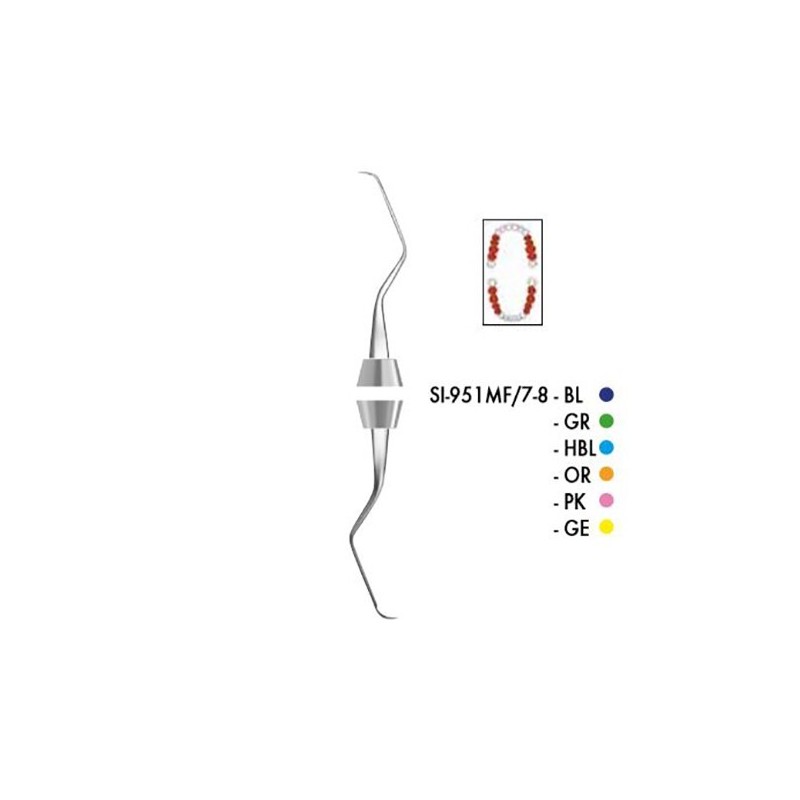 SI-951MF/7-8-PK CURETTE GRACEY MF COLORI SILIKON  ROSE