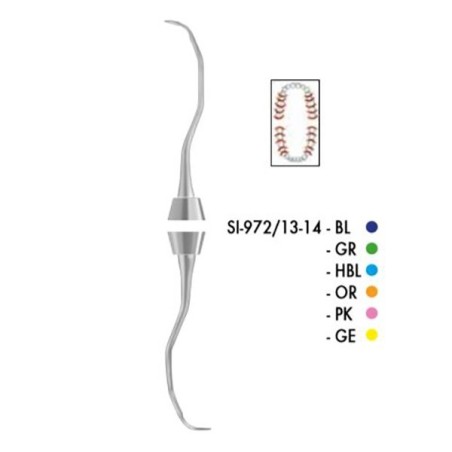 SI-972/13-14-BL CURETTE GRACEY COLORI SILIKON IK- BLEU