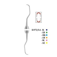 SI-972/5-6-BL CURETTE GRACEY COLORI SILIKON  BLEU