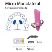 VIS EXPANSION MICRO MONOLATERAL GUIDE U DROIT 14 mm 10 Unites