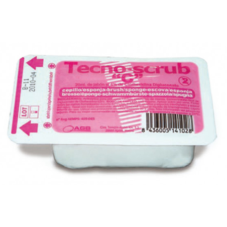 TECNOSCRUB BROSSE ÉPONGE IMPRÉGNÉE CLORHEXIDRINA 1 unite