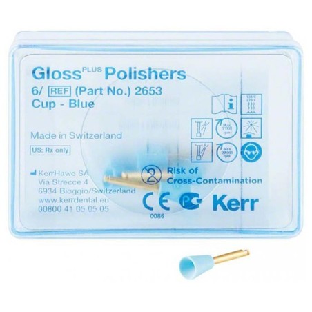 POLISSEUR HILUSTER PLUS GLOSS CUPULE 6 Unites