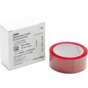 LAME PLASTIQUE ROUGE 2 COTES 12 micras 22 mm. 5 m. hanel