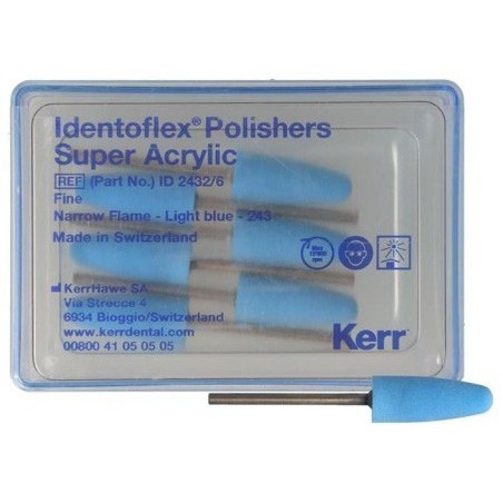 POLISSEURS SUPER ACRYLIC FLAMME FINE MANDRIN FINE 6 Unites