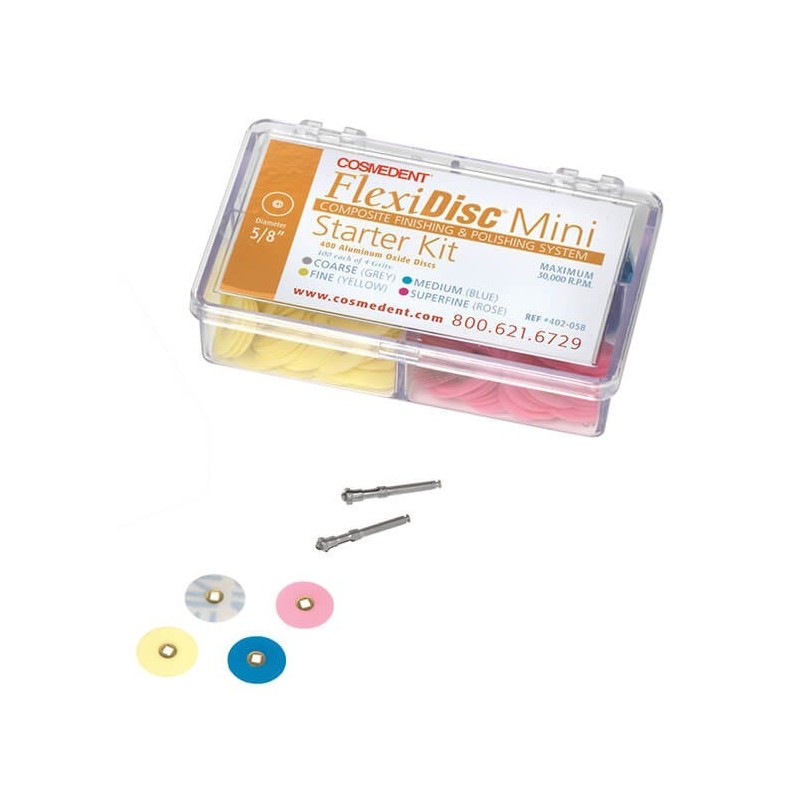 FLEXIDISC STARTER KIT COSMEDENT 5/8 Boite de 400 Unites