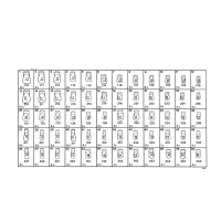 FULLFORM F COURONNES ACETATE (F112- F163) 5 unites