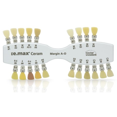 GUIDE COULEUR IPS E.MAX CERAM DENTINE A-D