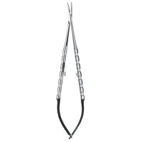 PORTE AIGUILLES MICRO CHIRURGIE COURBE DIAMANT 4-0 - 6-0 AIGUILLE 18 cm