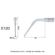 INSERT ENDO DIAMANT E12D POUR EMS