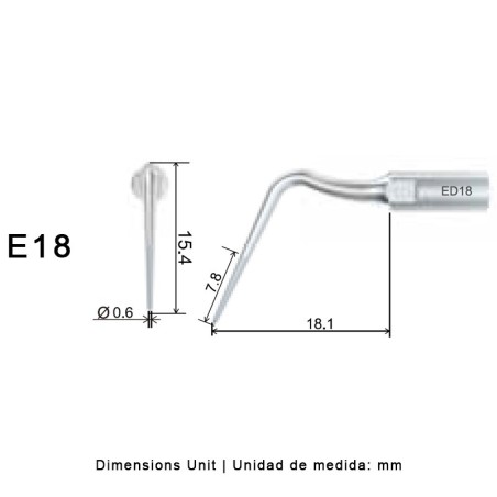 INSERT ENDO E18 POUR EMS