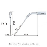 INSERT ENDO DIAMANT E4D POUR EMS