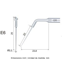 INSERT ENDO E6 POUR EMS