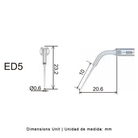 INSERT ENDO ED5 POUR SATELEC