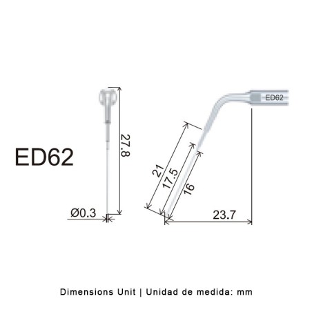 INSERT ENDO ED62 POUR SATELEC