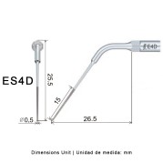 INSERT ENDO DIAMANT ES4D POUR SIROSONIC