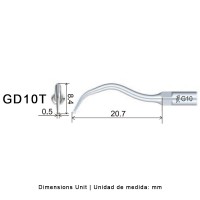 INSERT PROPHYLAXIE GD10T POUR SATELEC