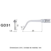 INSERT TALLADO EPAULE GD31 POUR SATELEC